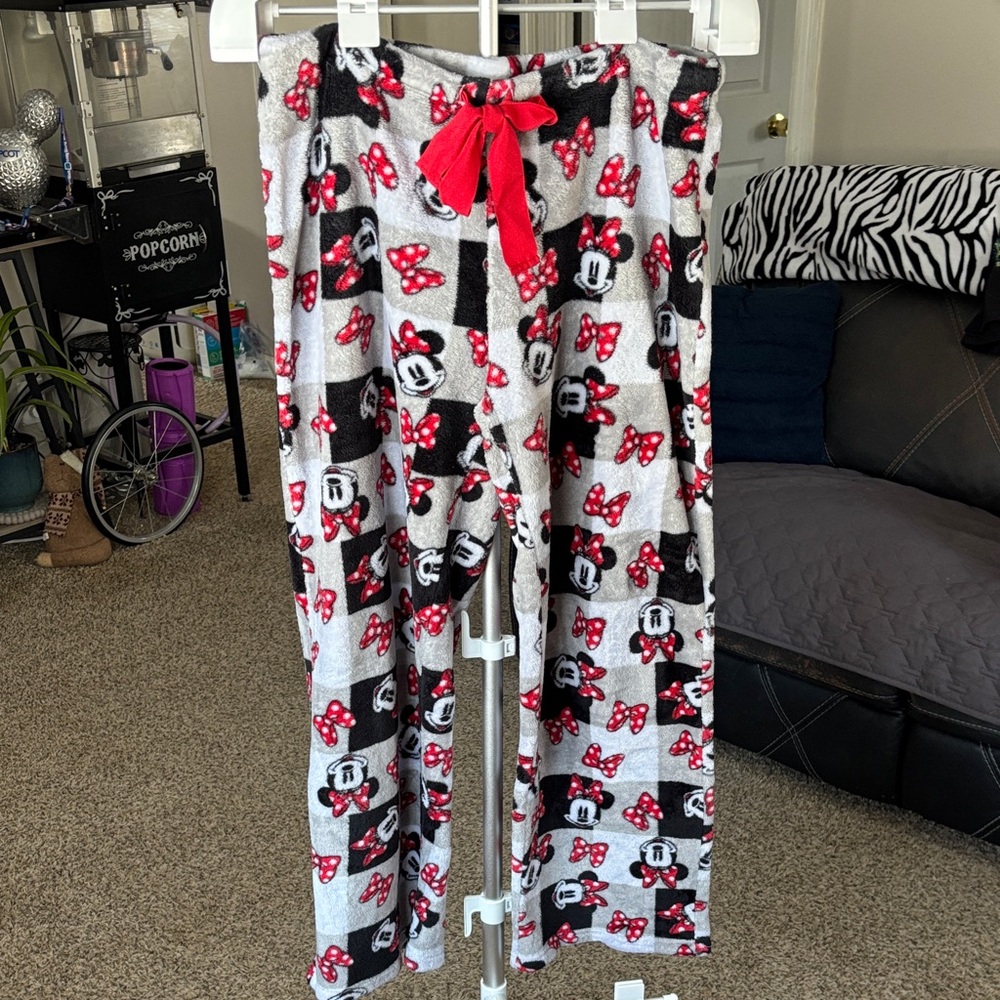 Disney Minnie Mouse Pajama Bottoms - Red, Black, White